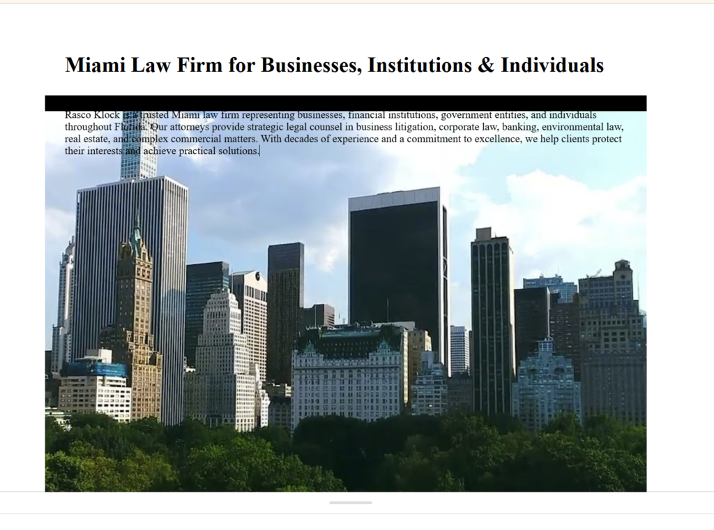 Miami Law Firm